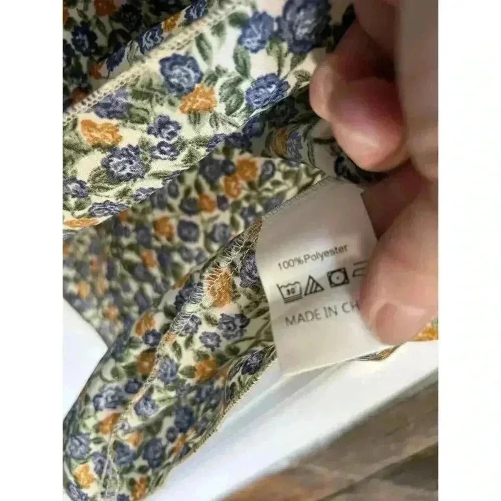 Kirundo Large Prairie Dress With Long Sleeves Floral Pattern L NWT - Picture 6 of 14